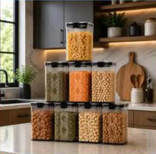 Unbreakable Airtight Kitchen Storage Container( Set of 8)